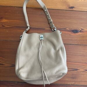 Light Tan Pebbled Leather Rebecca Minkoff Handbag
